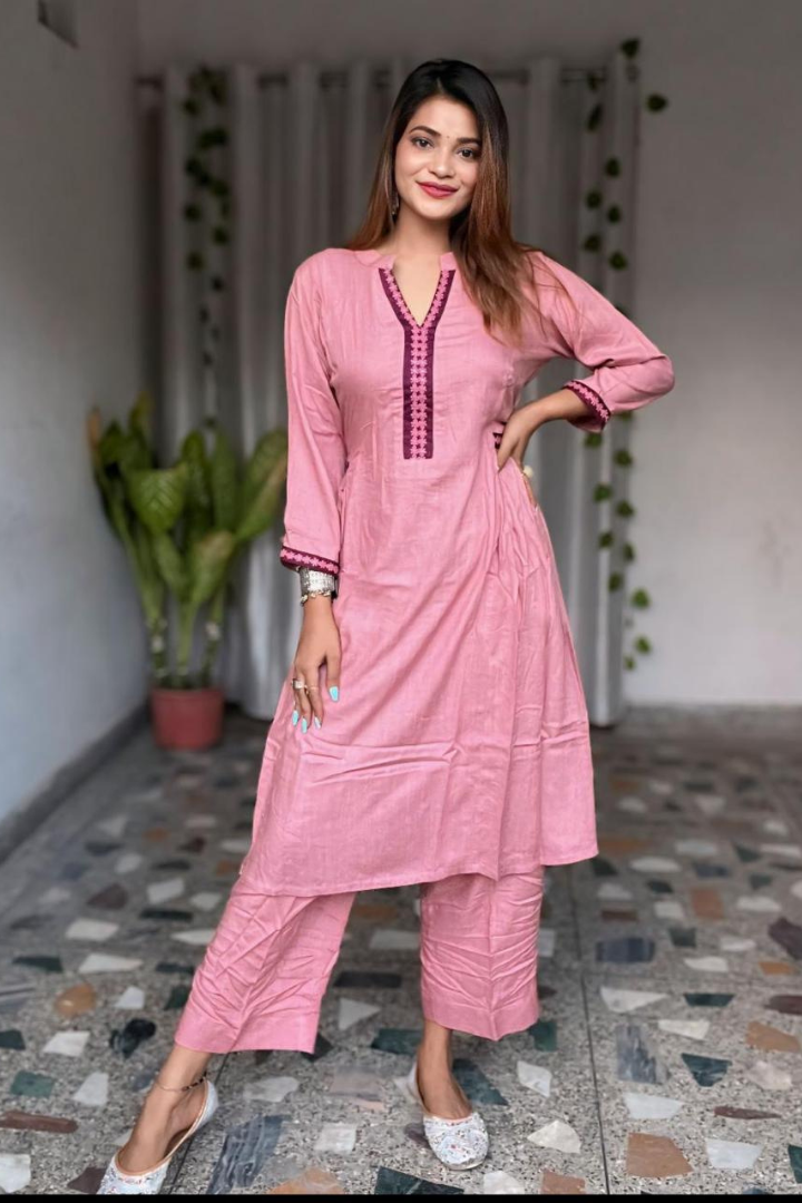 Onion Pink 2 piece Dress